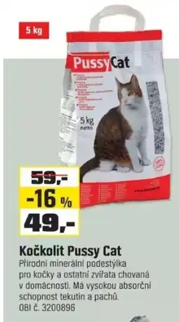 OBI Pussy Cat Kočkolit nabídka