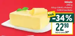 Billa Billa Máslo nabídka