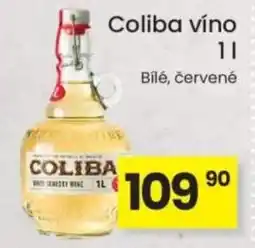 Kubík potraviny Coliba víno nabídka