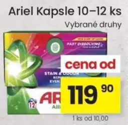 Kubík potraviny Ariel Kapsle nabídka