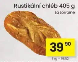 Kubík potraviny La Lorraine rustikální chléb nabídka