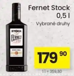 Kubík potraviny Fernet Stock nabídka
