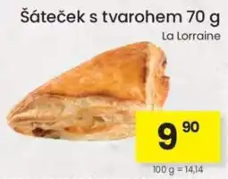 Kubík potraviny La Lorraine šáteček s tvarohem nabídka