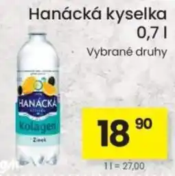 Kubík potraviny Hanácká kyselka nabídka