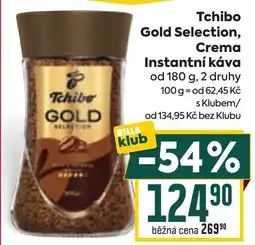Billa Tchibo Gold Selection nabídka