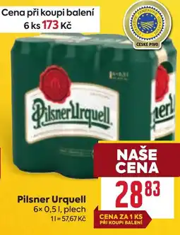 Billa Pilsner Urquell nabídka