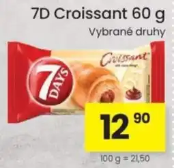 Kubík potraviny 7days croissant nabídka