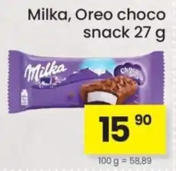 Kubík potraviny Milka Oreo choco snack nabídka