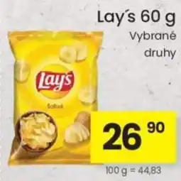 Kubík potraviny Lay's vybrané druhy nabídka