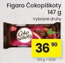 Kubík potraviny Figaro čokopiškoty nabídka