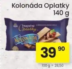 Kubík potraviny Kolonáda Oplatky nabídka