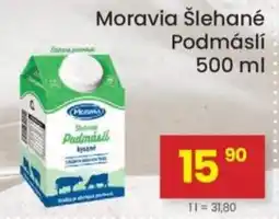 Kubík potraviny Moravia šlehánek podmáslí nabídka