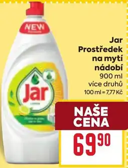 Billa Jar prostředek na mytí nádobí nabídka