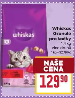 Billa Whiskas Granule pro kočky nabídka