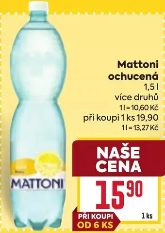 Billa Mattoni ochucená nabídka