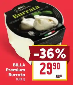 Billa Billapremium burrata nabídka
