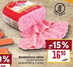 Billa Sendvičový nářez nabídka