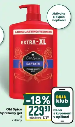 Billa Old Spice Sprchový gel nabídka