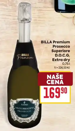 Billa Billa premium prosecco superiore d.o.c.g. extra dry nabídka