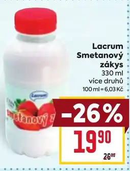 Billa Lacrum smetanový zákys nabídka