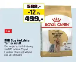 OBI Royal Canin Bhn Dog Yorkshire Terrier Adult nabídka