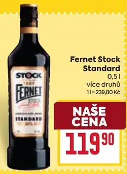 Billa Fernet Stock Standard nabídka