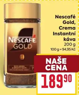 Billa Nescafé Gold Crema Instantní káva nabídka