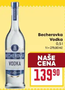 Billa Becherovka Vodka nabídka