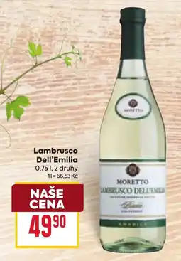 Billa Moretto Lambrusco Dell'Emilia nabídka