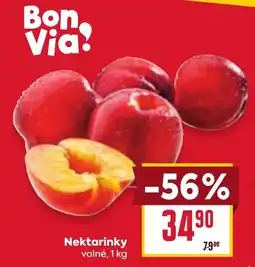 Billa Bon Via! Nektarinky nabídka