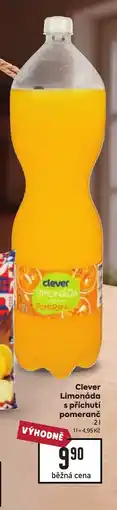 Billa Clever Limonáda s příchutí pomeranč nabídka