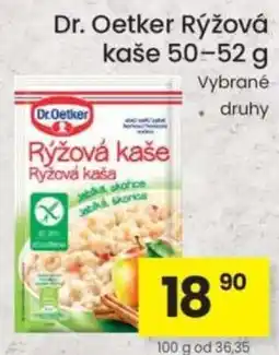 Kubík potraviny Dr. Oetker Ryžová kaše nabídka