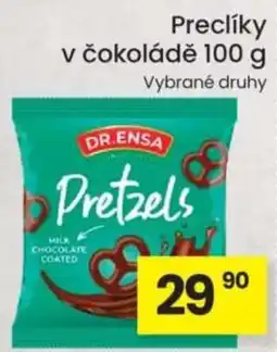 Kubík potraviny Dr Ensa pretzels nabídka