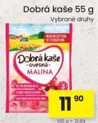 Bona Vita dobrá kaše ovesná malina