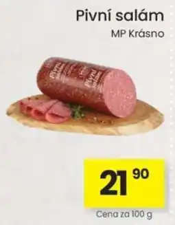 Kubík potraviny MP Krásno pivní salám nabídka