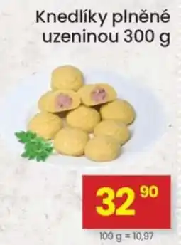 Kubík potraviny Knedlíky plněné uzeninou nabídka