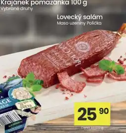 Kubík potraviny Lovecký salám nabídka