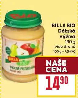 Billa Billabio dětská výživa nabídka