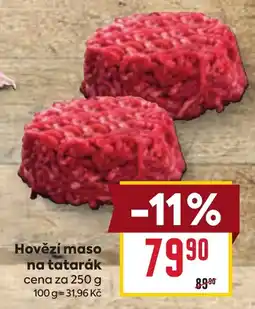 Billa Hovězí maso na tatarák nabídka