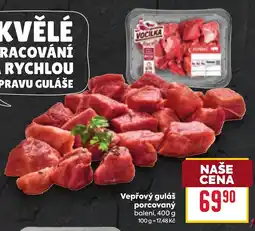Billa Vocilka vepřový guláš porcovaný nabídka
