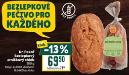 Billa Dr. Pekař bezlepkový zrníčkový chléb nabídka