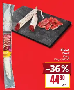 Billa Billla Fuet nabídka