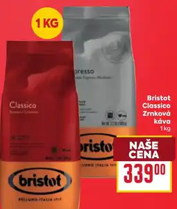 Billa Bristot Classico Zrnková káva nabídka
