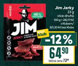 Billa Jim jerky nabídka