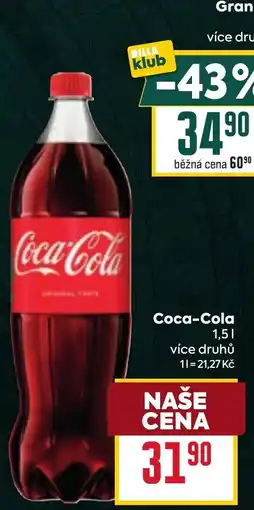 Billa Coca-Cola nabídka