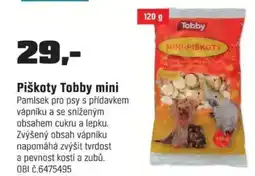 OBI Tobby piškoty mini nabídka