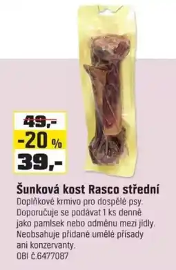 OBI Rasco šunková kost střední nabídka