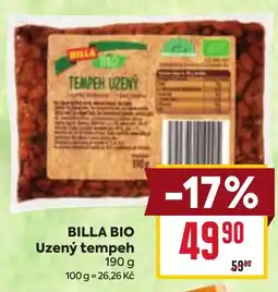 Billa Billabio uzeny tempeh nabídka