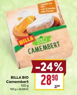 Billa Billa bio camembert nabídka