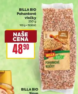 Billa Billa bio pohankové vločky nabídka